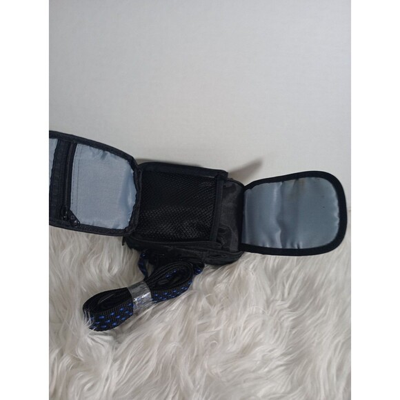 Samsonite Small Black Padded Camera Bag Case Strap & Several Compartments - Picture 7 of 8